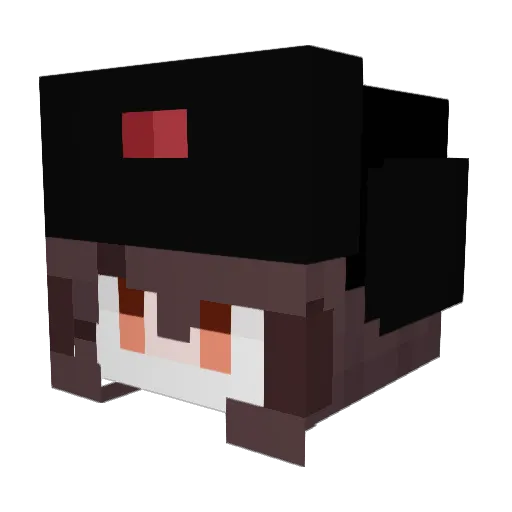 SoEuzinhoh Minecraft avatar head, 3D render