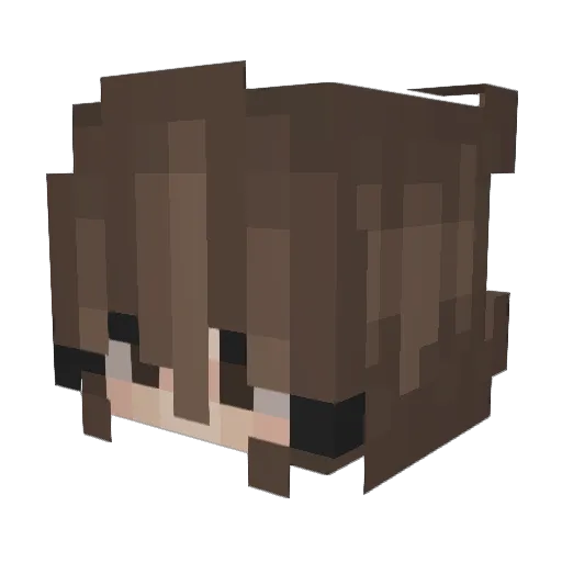 SoHoney Minecraft avatar head, 3D render