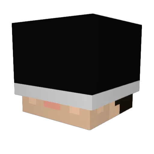 SoIoOnPc Minecraft avatar head, 3D render