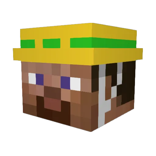 SoL9730 Minecraft avatar head, 3D render