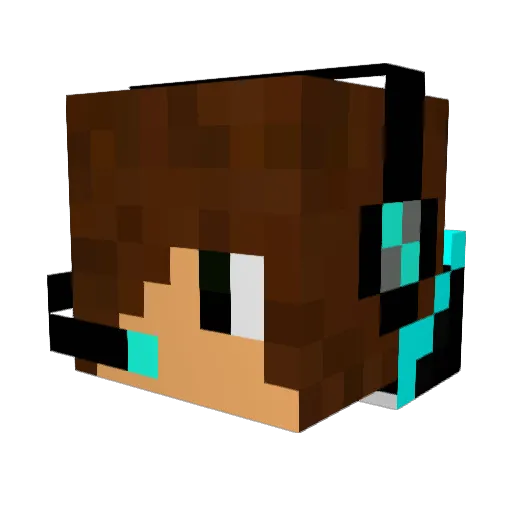 SoLo_Jaii Minecraft avatar head, 3D render