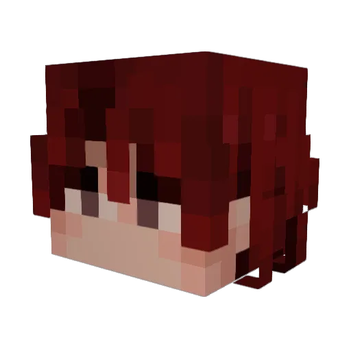 SoLorkXa Minecraft avatar head, 3D render