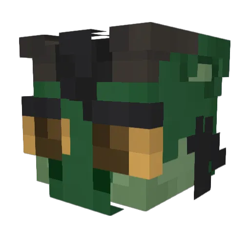 SoMagia Minecraft avatar head, 3D render