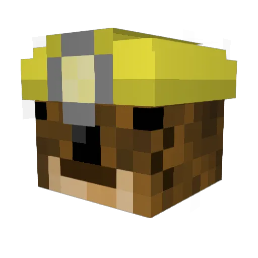 SoMuchKevin_ Minecraft avatar head, 3D render