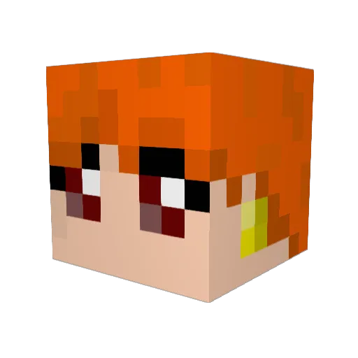 SoNi305 Minecraft avatar head, 3D render