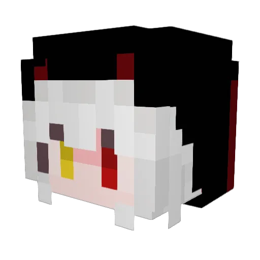 SoRT3z Minecraft avatar head, 3D render