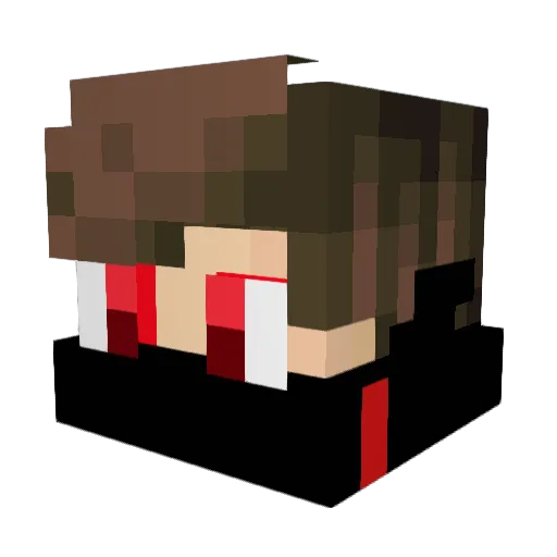 SoSPvP Minecraft avatar head, 3D render