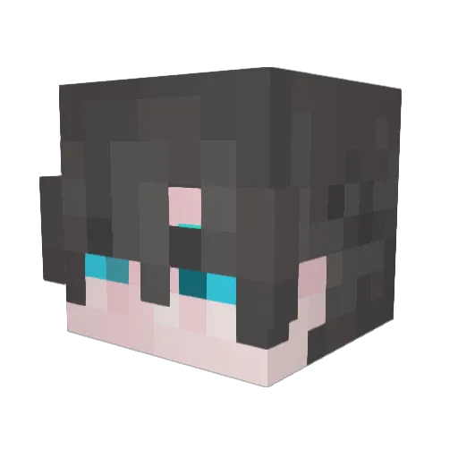 SoSimon Minecraft avatar head, 3D render