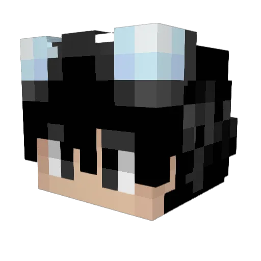 SoSmiley Minecraft avatar head, 3D render