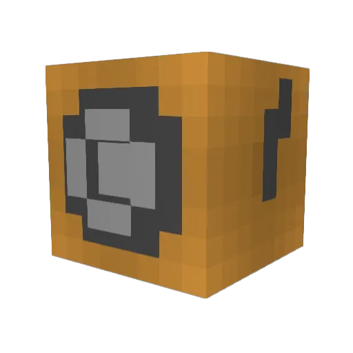 SoTGiraffer Minecraft avatar head, 3D render