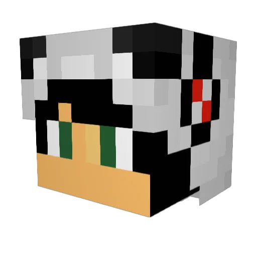 SoTe_uudistus Minecraft avatar head, 3D render