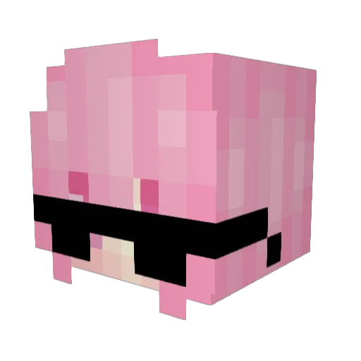 SoVezyy Minecraft avatar head, 3D render