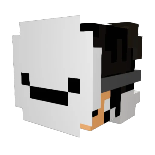 SoWeNot Minecraft avatar head, 3D render