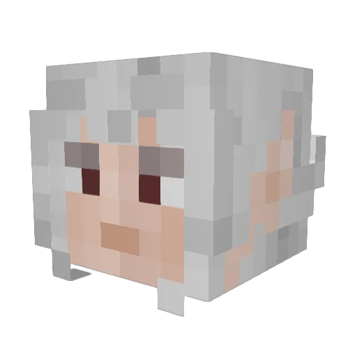 SoWillable Minecraft avatar head, 3D render