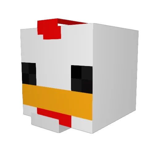 So_Kool_Mario Minecraft avatar head, 3D render