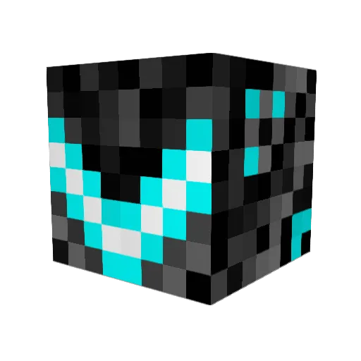 So_LanLan Minecraft avatar head, 3D render