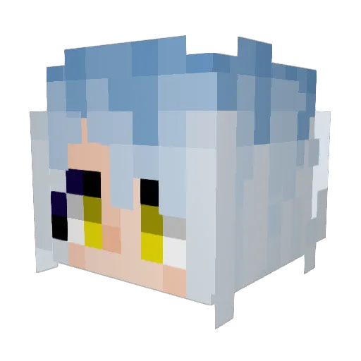 So_Light Minecraft avatar head, 3D render