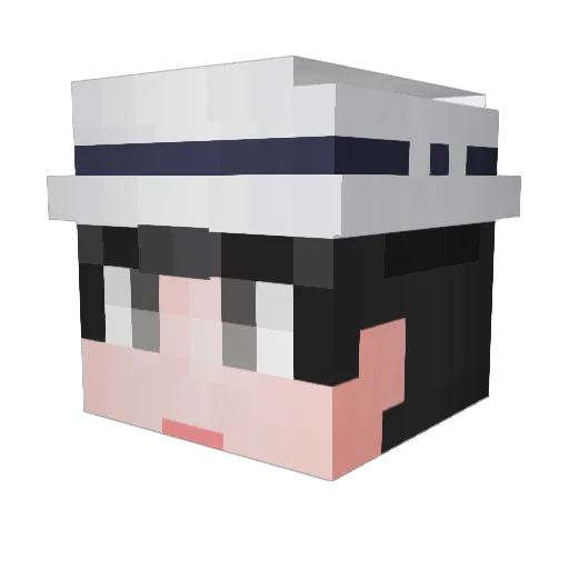 So__New Minecraft avatar head, 3D render