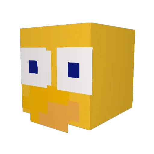 So_min_love Minecraft avatar head, 3D render
