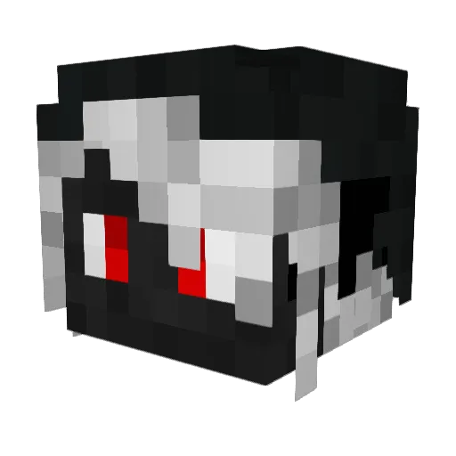 SoalerX Minecraft avatar head, 3D render