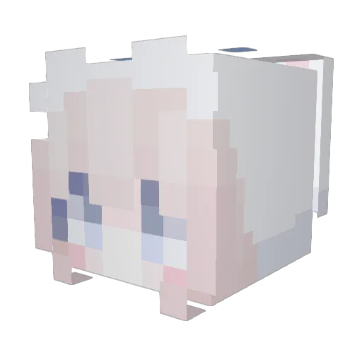 SoapGoblin Minecraft avatar head, 3D render