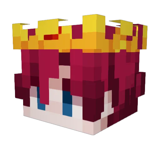 SoapiestSuds Minecraft avatar head, 3D render