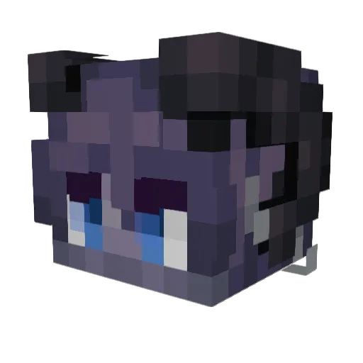 Soapson Minecraft avatar head, 3D render