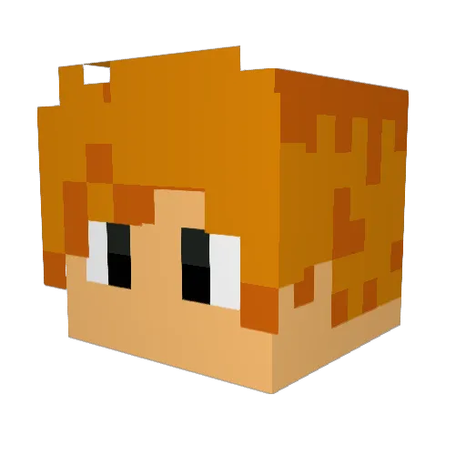 SoapyChowMein Minecraft avatar head, 3D render