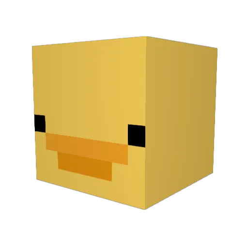 SoapyCroissant Minecraft avatar head, 3D render
