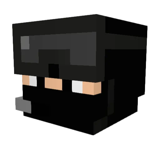 SoapyCurls Minecraft avatar head, 3D render