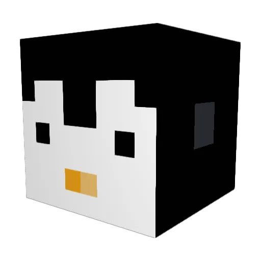 SoapyPie Minecraft avatar head, 3D render