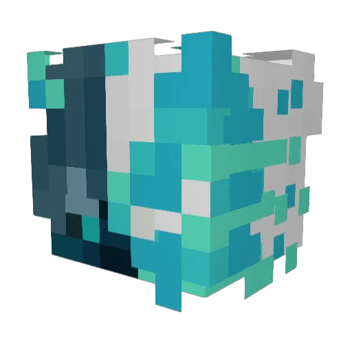 SoapySine3 Minecraft avatar head, 3D render