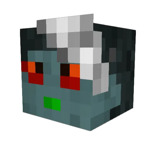 Soapy_Satin Minecraft avatar head, 3D render