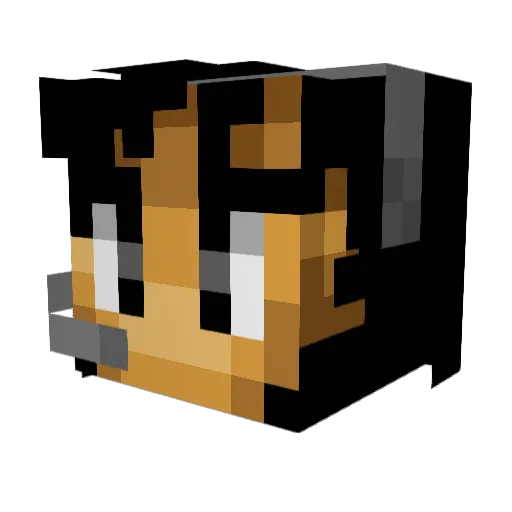 Soard36 Minecraft avatar head, 3D render