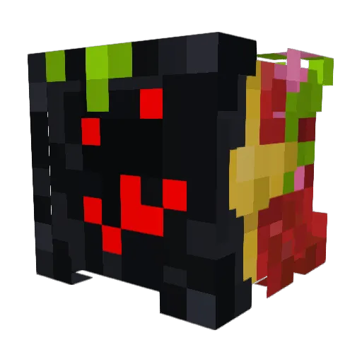 SoarecCmd Minecraft avatar head, 3D render