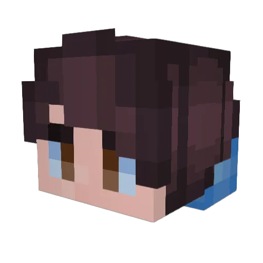 SoaresBR3 Minecraft avatar head, 3D render