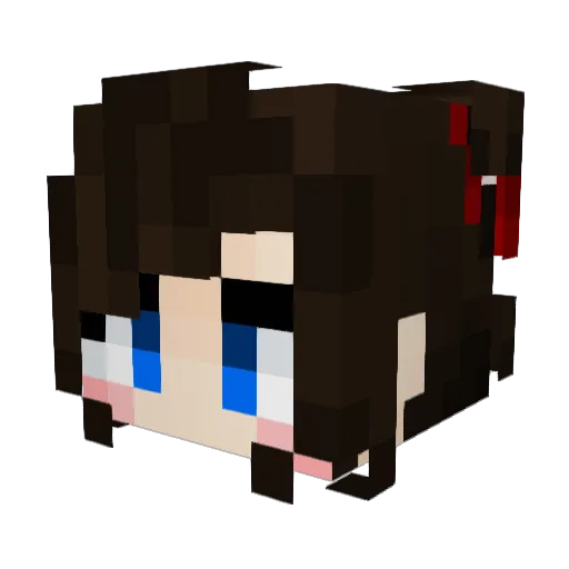 Soarice Minecraft avatar head, 3D render