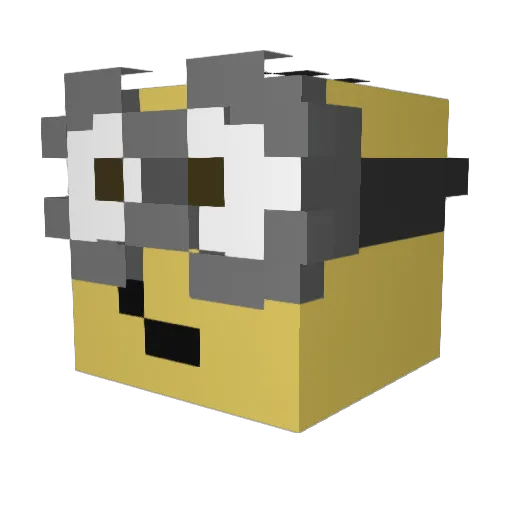 SoaringStats Minecraft avatar head, 3D render