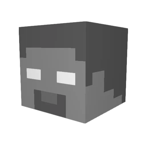 Soaring_Swine Minecraft avatar head, 3D render