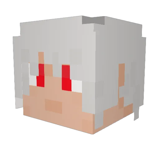 Soark0 Minecraft avatar head, 3D render