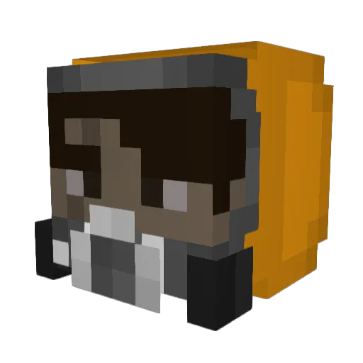 SobRachello Minecraft avatar head, 3D render
