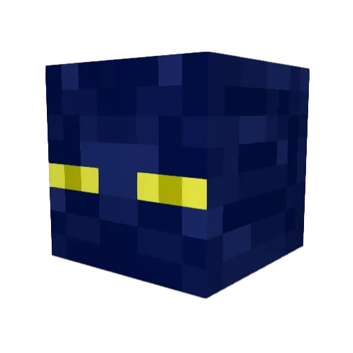 Sobaki Minecraft avatar head, 3D render