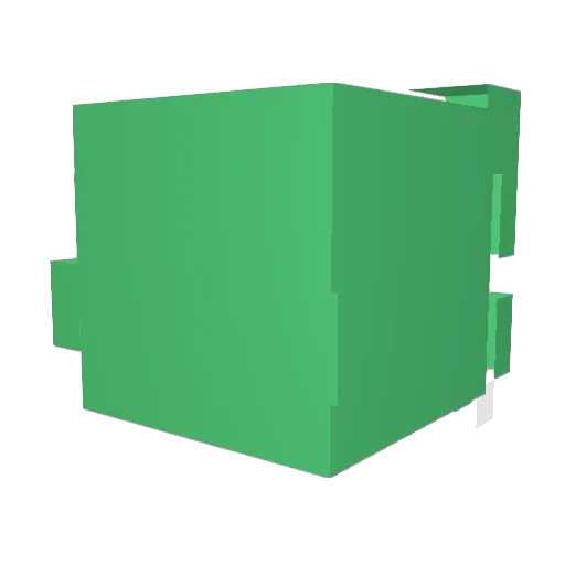 Sober0302 Minecraft avatar head, 3D render