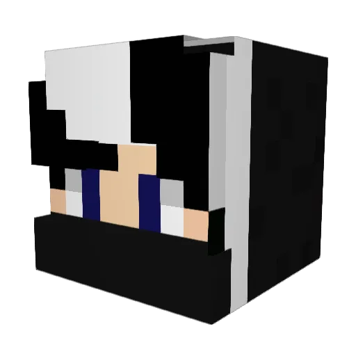 Sober_Simp Minecraft avatar head, 3D render