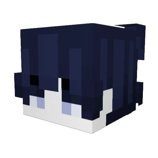 Socalth Minecraft avatar head, 3D render