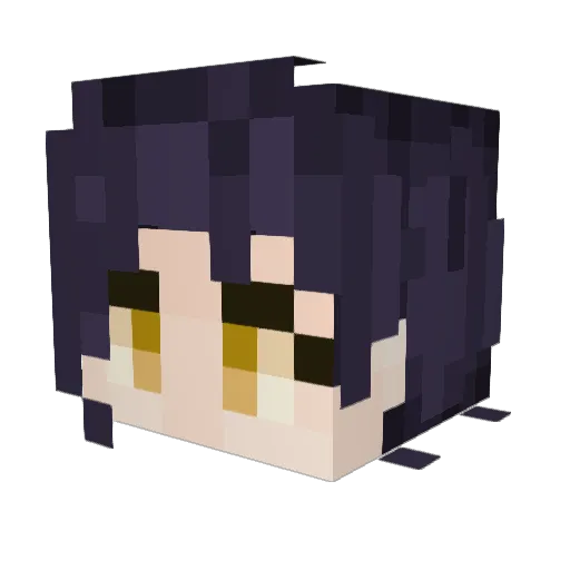 Socc_675 Minecraft avatar head, 3D render