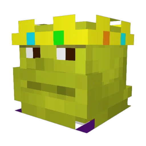 SoccerBanger Minecraft avatar head, 3D render