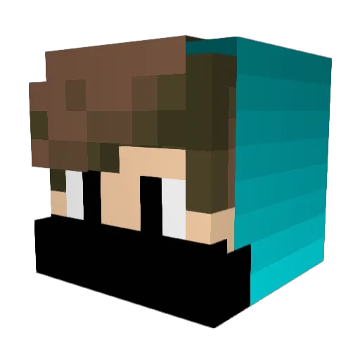 SoccerDdude_ Minecraft avatar head, 3D render