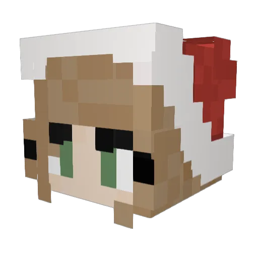 SoccerDogg08 Minecraft avatar head, 3D render