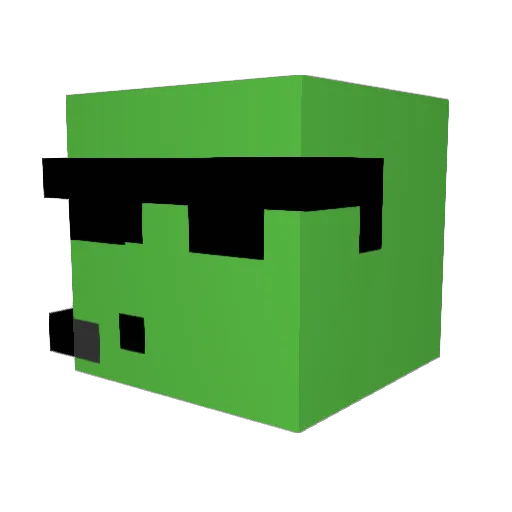 SoccerKid0712 Minecraft avatar head, 3D render